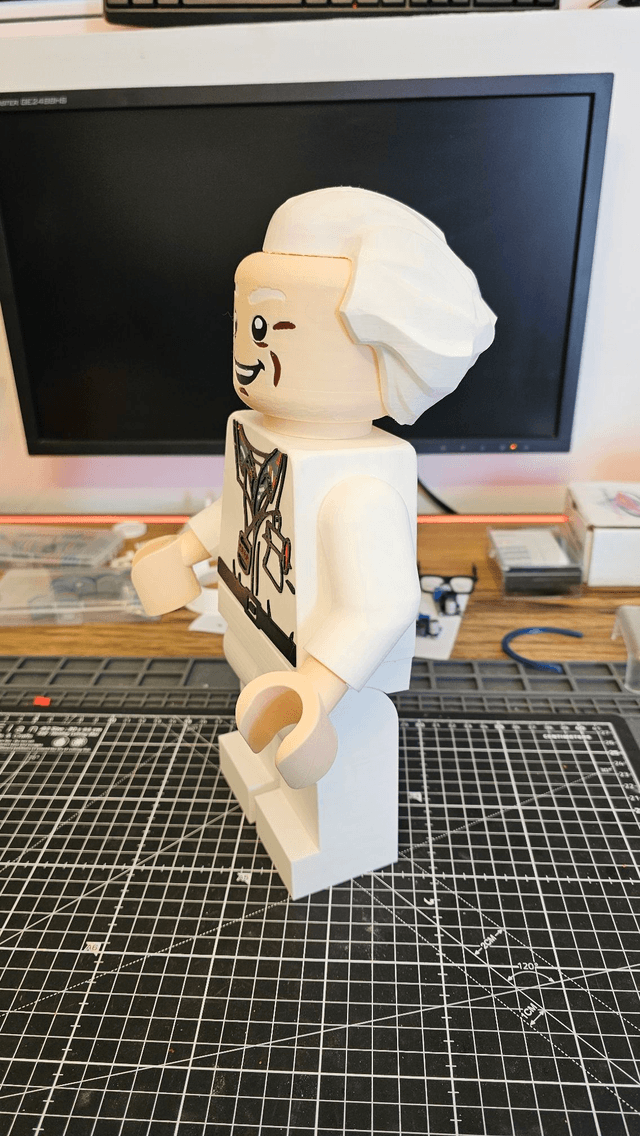Figurine Doc Brown – Retour vers le Futur – Objet déco unique