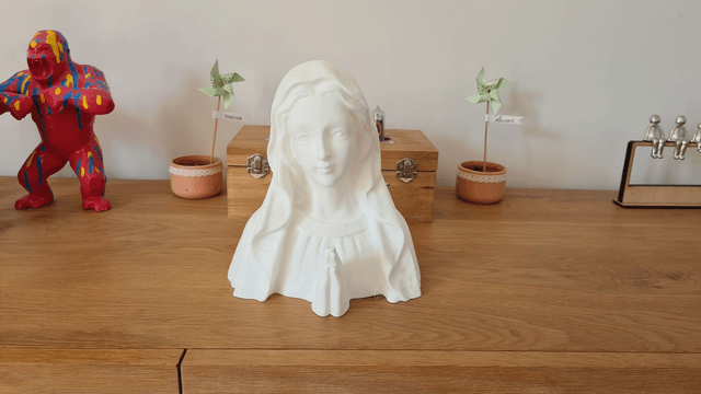 Buste Vierge Marie (Couleur au choix)