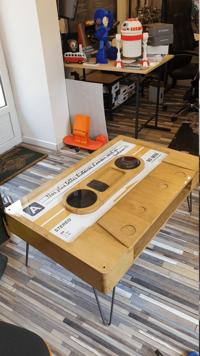Table Basse K7 personnalisable