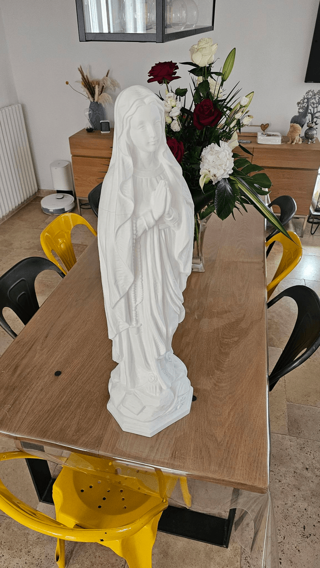 Vierge Marie couleur 80 cm - Couleur au choix