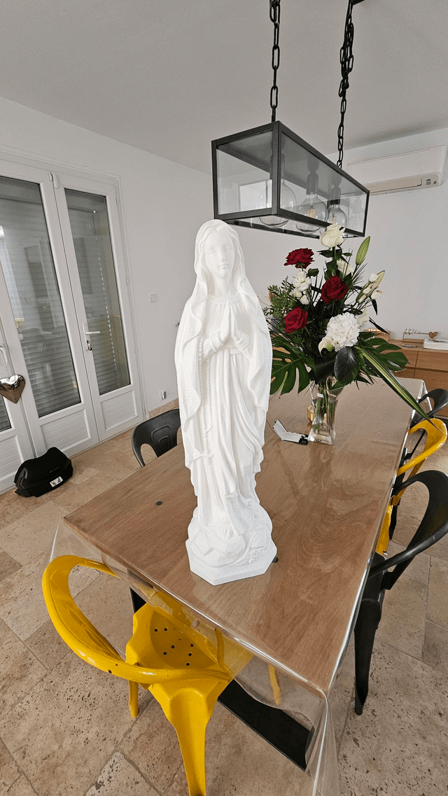Vierge Marie couleur 80 cm - Couleur au choix