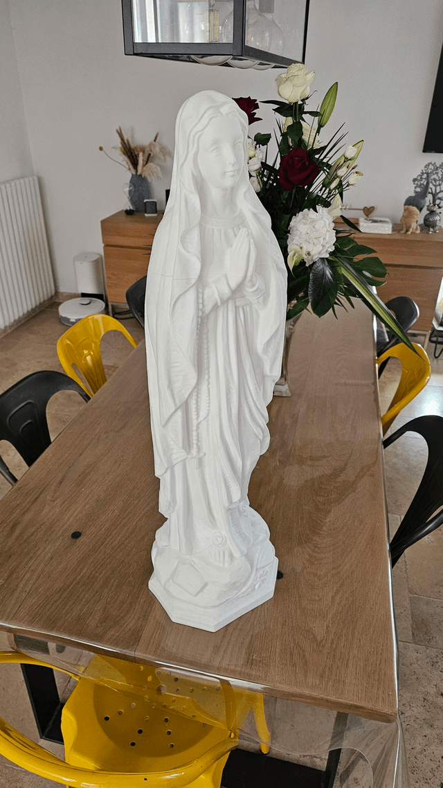 Vierge Marie couleur 80 cm - Couleur au choix