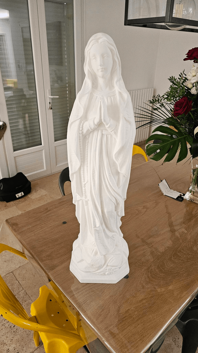 Vierge Marie couleur 80 cm - Couleur au choix
