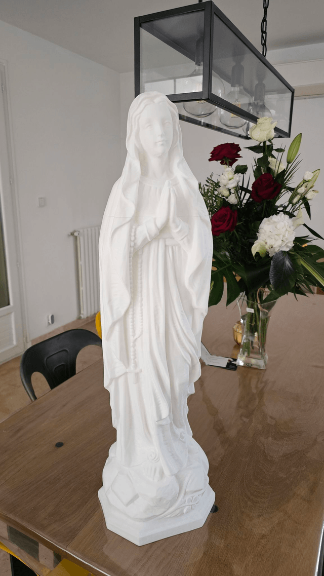 Vierge Marie couleur 80 cm - Couleur au choix