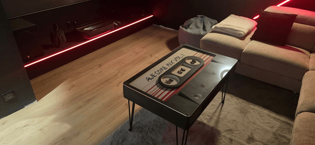 Table basse Cassette Audio V2 personnalisable