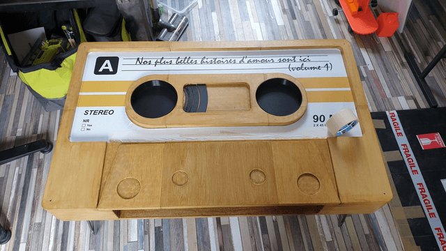 Table Basse K7 personnalisable
