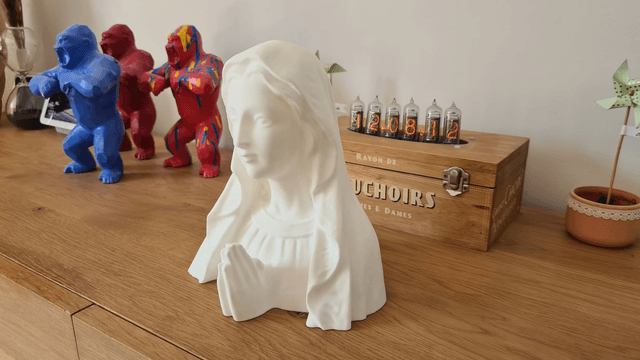 Buste Vierge Marie (Couleur au choix)
