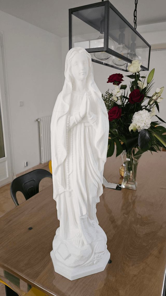 Vierge Marie couleur 80 cm - Couleur au choix