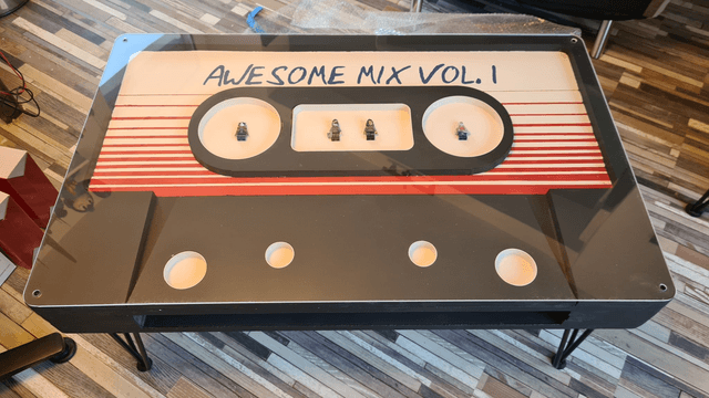 Table basse Cassette Audio V2 personnalisable